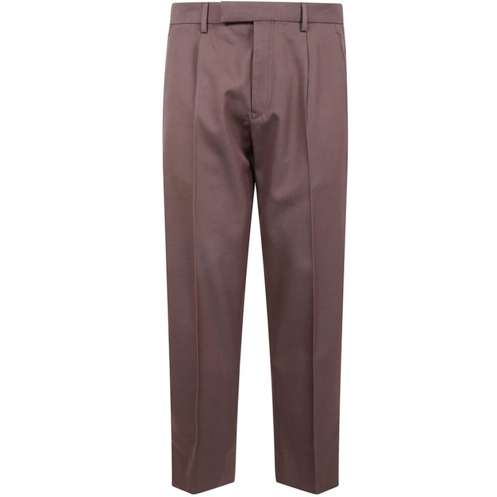 Zegna Men Cotton And Wool Pants